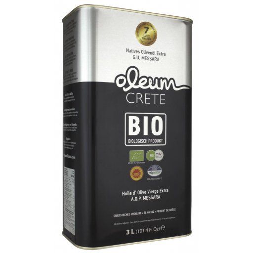 Bio - Olivenöl 3 Liter, beste Qualität, mechanisch bei 30°C gepresst