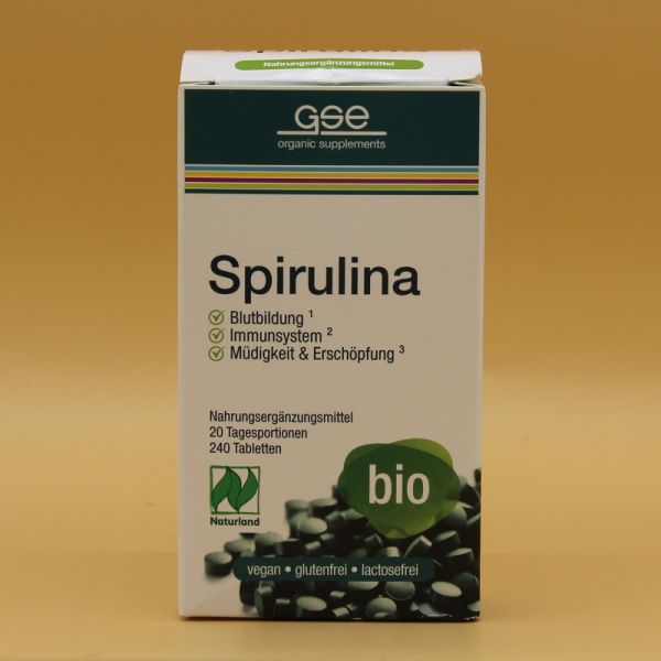 Bio - Premium-Spirulina in Tablettenform